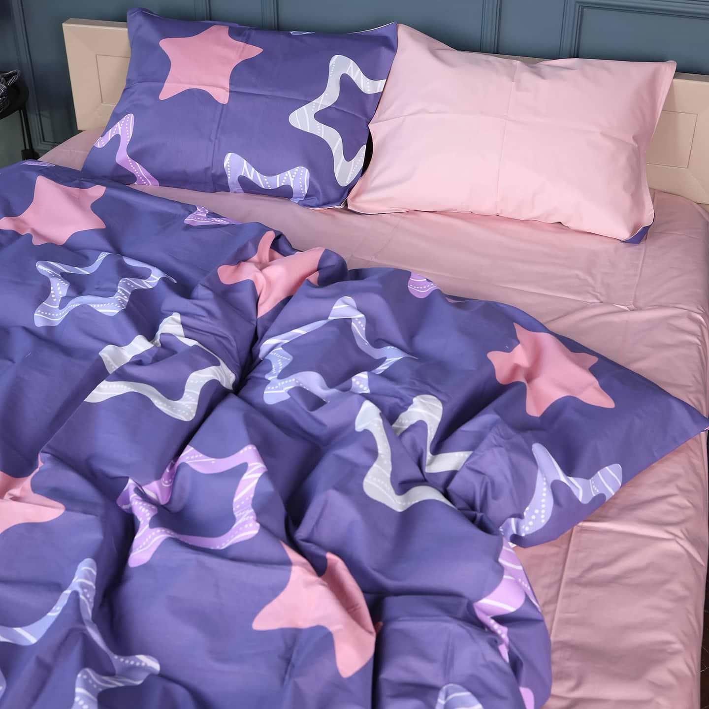 Комплект постельного белья MirSon 22-1375 Violet Stars 220х240 (2200010475500)